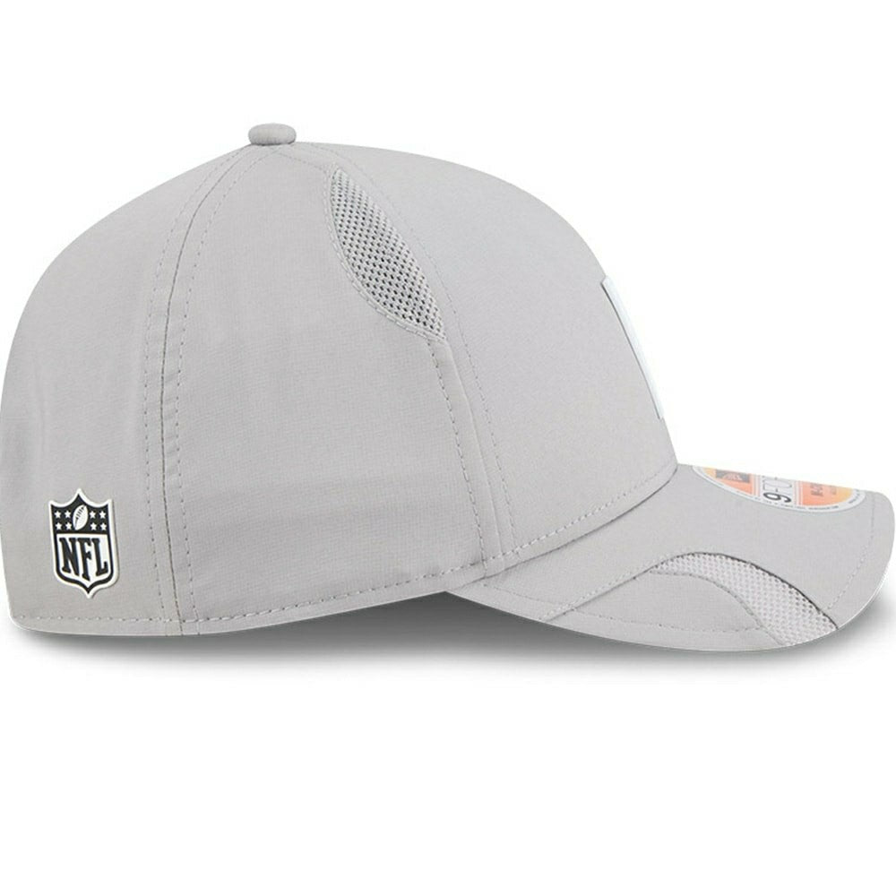 Las Vegas Raiders 2025 NFL On-Field Sideline 9FORTY M-Crown Cap CW Grau Taass for sale