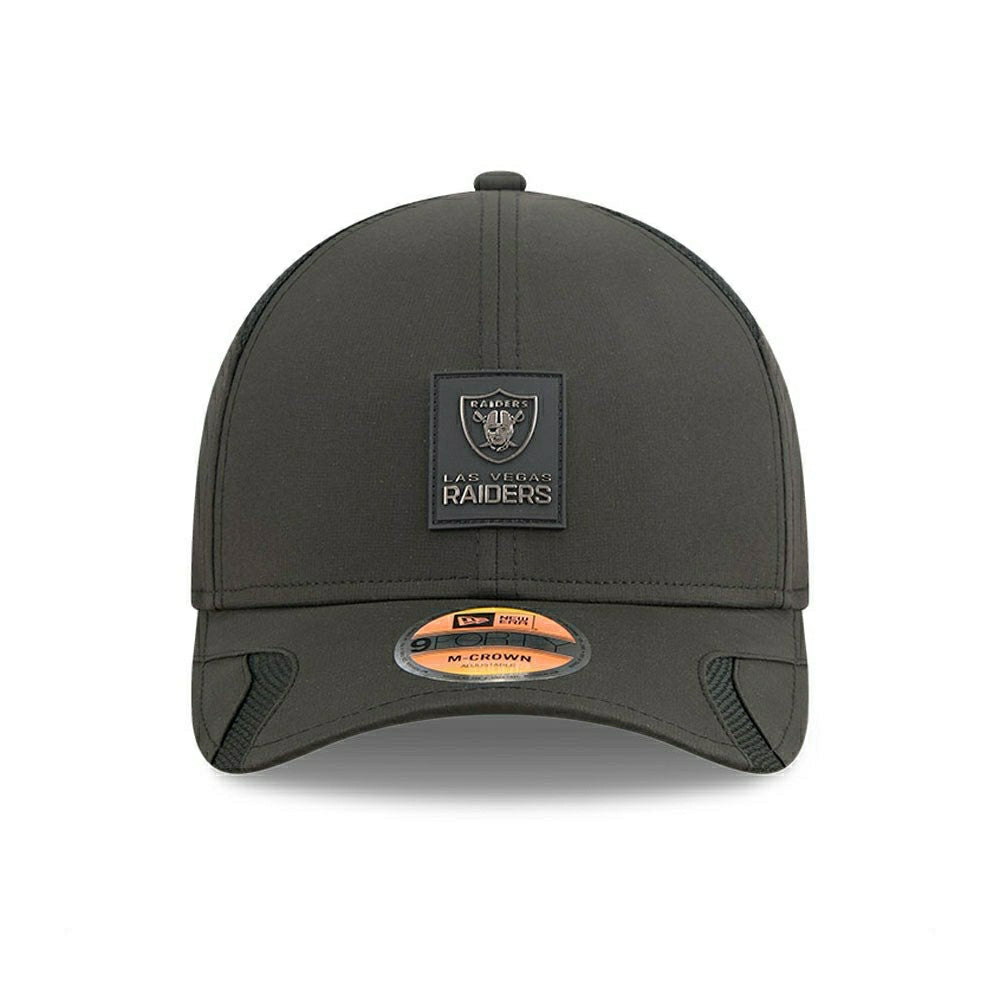 Las Vegas Raiders 2025 NFL On-Field Sideline 9FORTY M-Crown Cap Black Taass US
