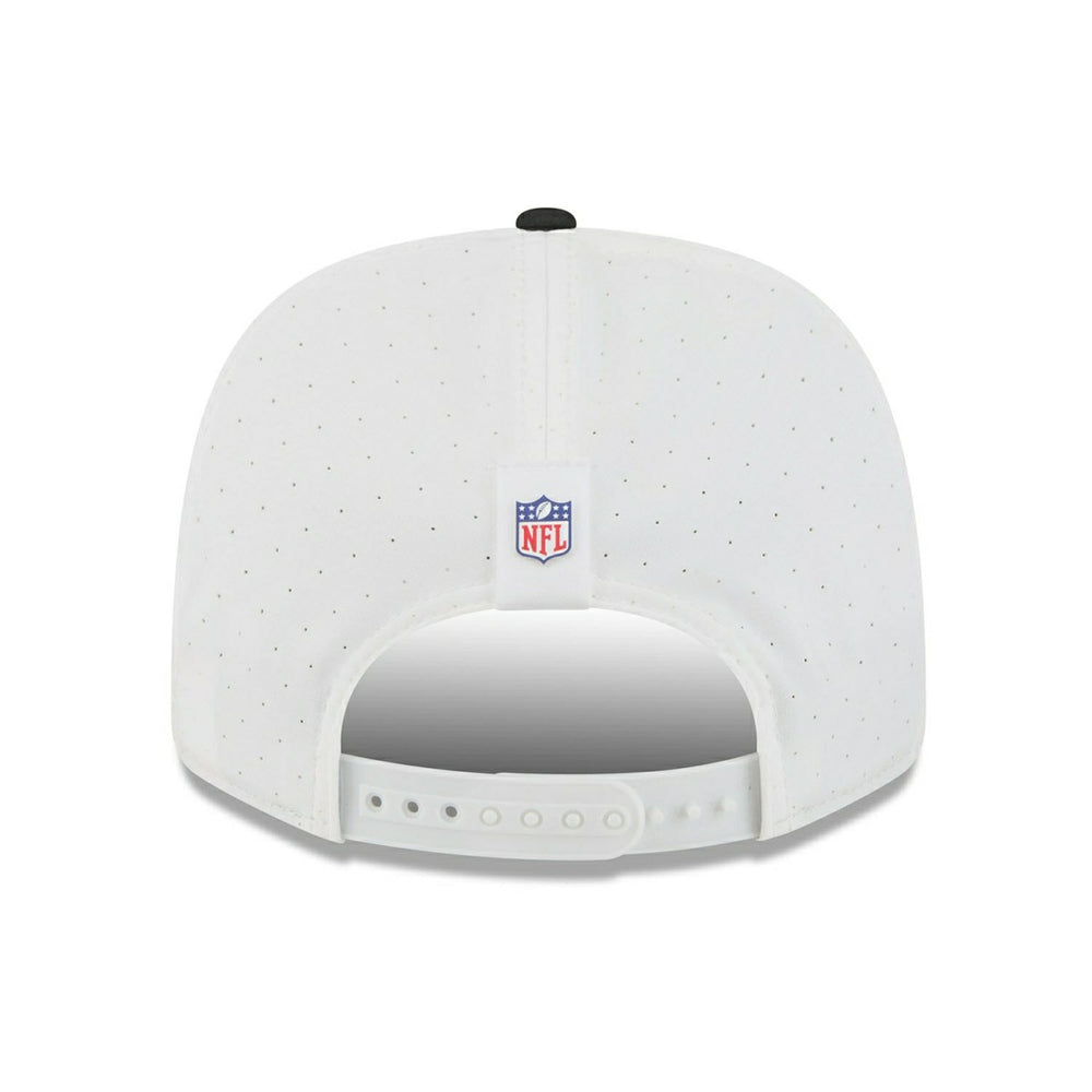 Las Vegas Raiders 2025 NFL Training Camp New Era  9SEVENTY Stretch-Snap Cap OTC White Classic