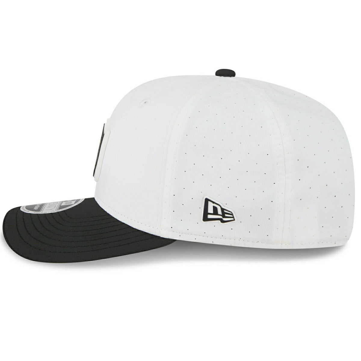 Las Vegas Raiders 2025 NFL Training Camp New Era  9SEVENTY Stretch-Snap Cap OTC White Classic