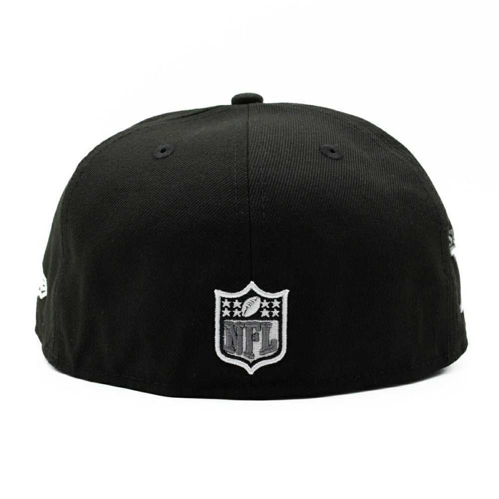 Las Vegas Raiders Super Bowl XV New Era 59FIFTY Fitted NFL Cap Black Lifestyle