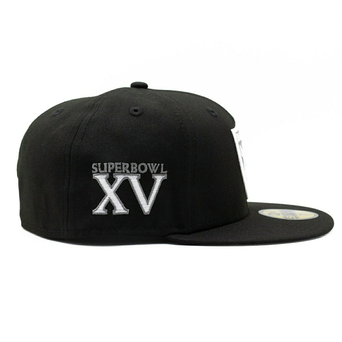 Las Vegas Raiders Super Bowl XV New Era 59FIFTY Fitted NFL Cap Black Lifestyle