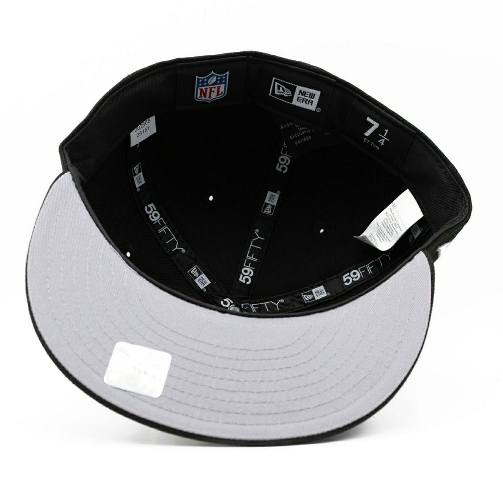 Las Vegas Raiders Super Bowl XV New Era 59FIFTY Fitted NFL Cap Black Lifestyle