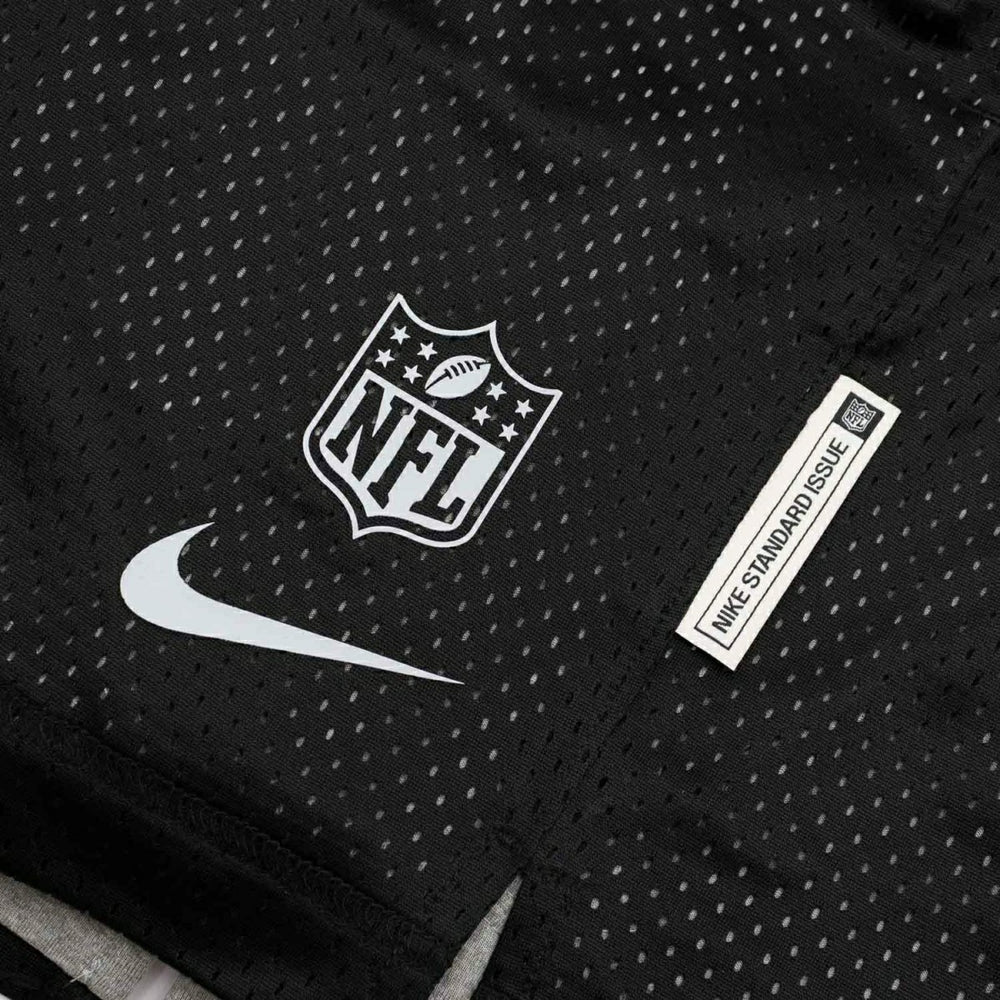 Las Vegas Raiders 2025 NFL Sideline Reversible Mesh Nike Dri-FIT Shorts Black Taass for sale