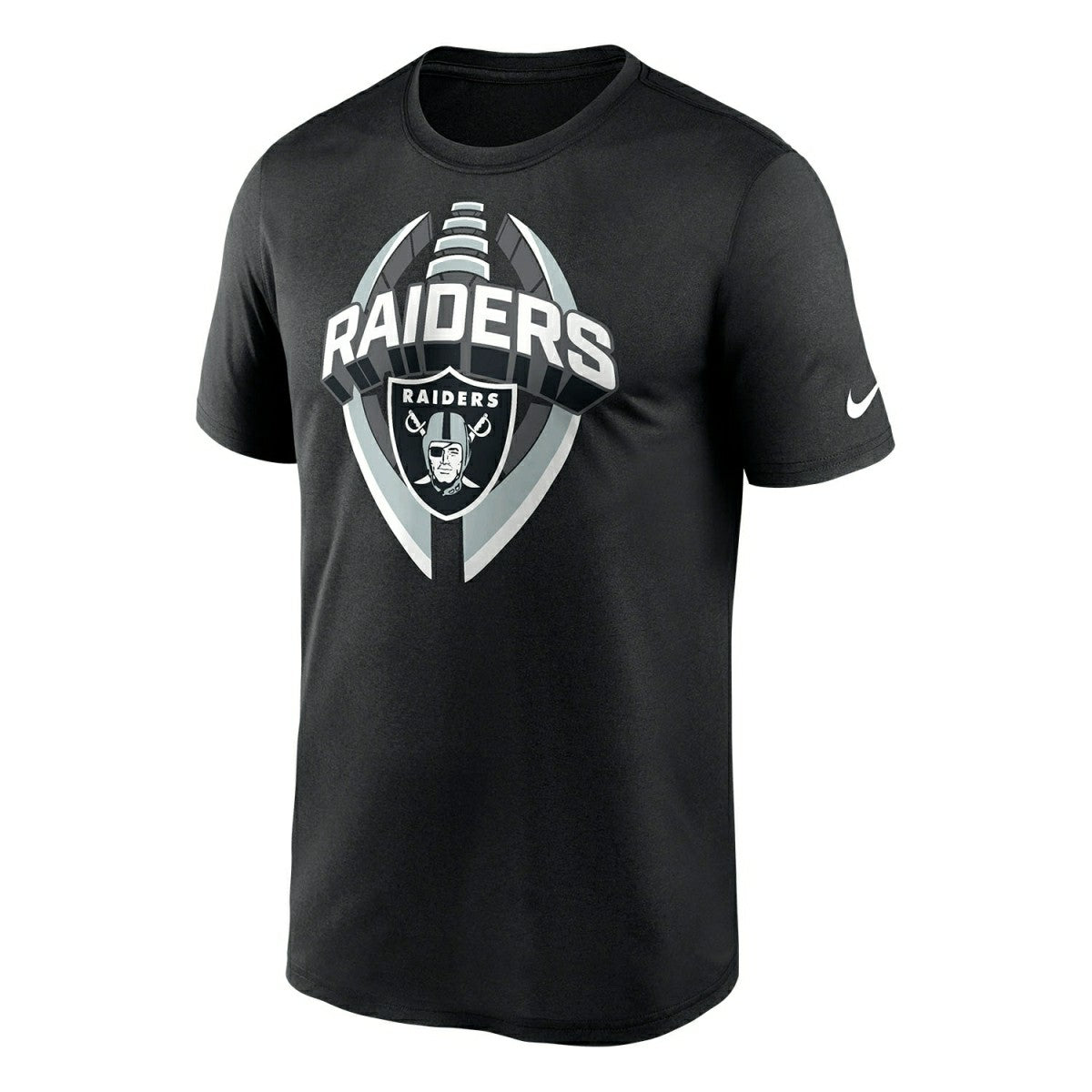 Las Vegas Raiders 2025 Icon Nike Legend NFL T-Shirt Black Fashion