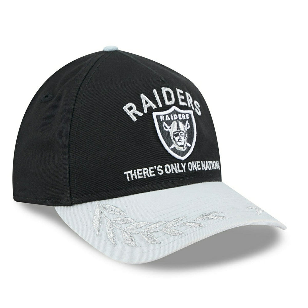 Las Vegas Raiders 2025 NFL Draft 9TWENTY A-Frame Adjustable Cap Black Taass US