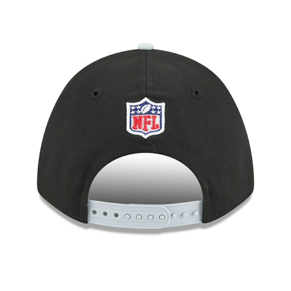 Las Vegas Raiders 2025 NFL Draft 9FORTY M-Crown A-Frame Snapback Cap Black Classic