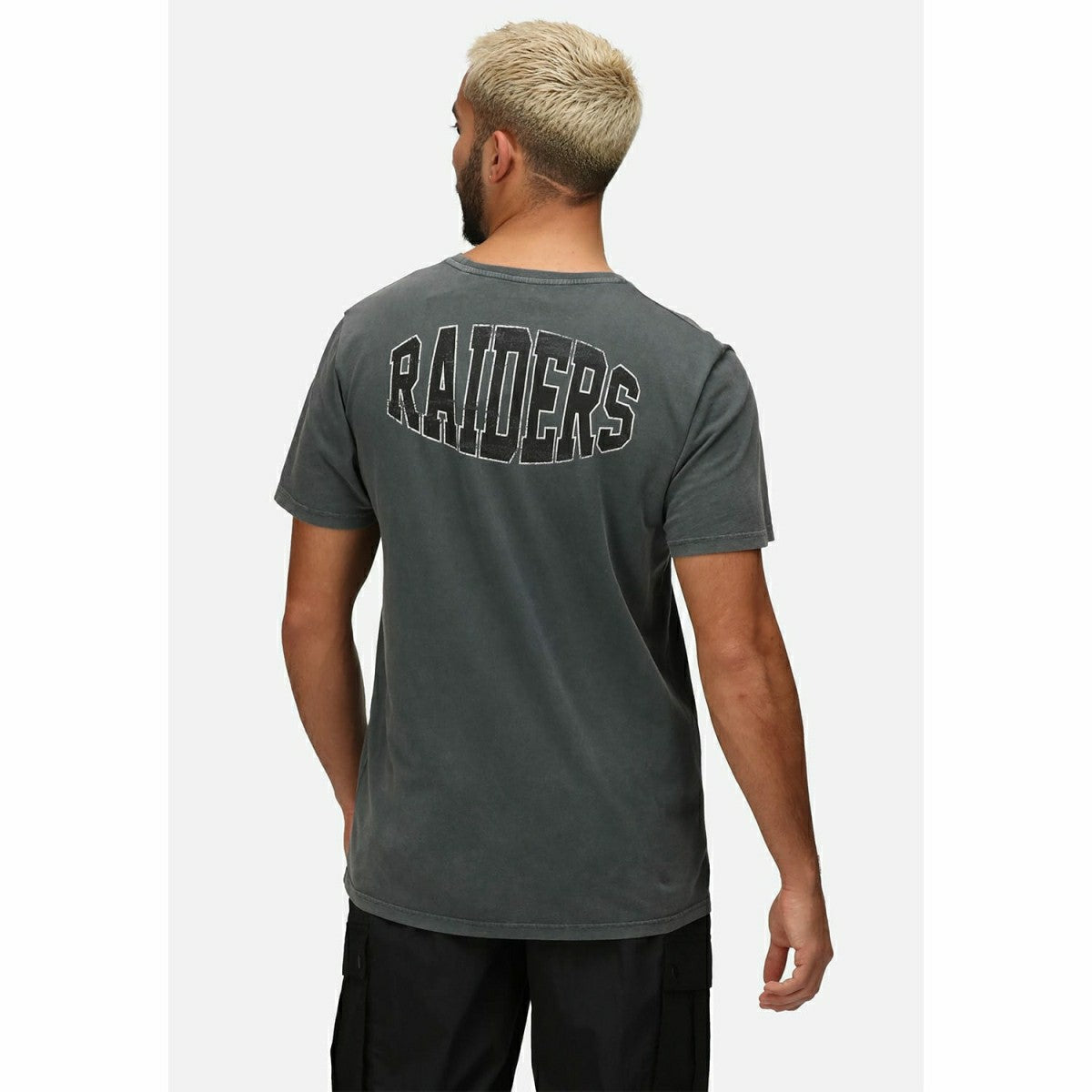 Las Vegas Raiders Recovered College Washed NFL T-Shirt Lifestyle