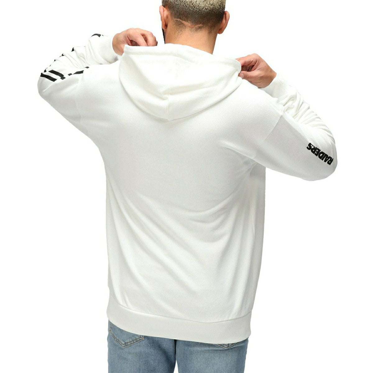 Las Vegas Raiders Recovered Ecru NFL Hoodie Cream Taass for sale