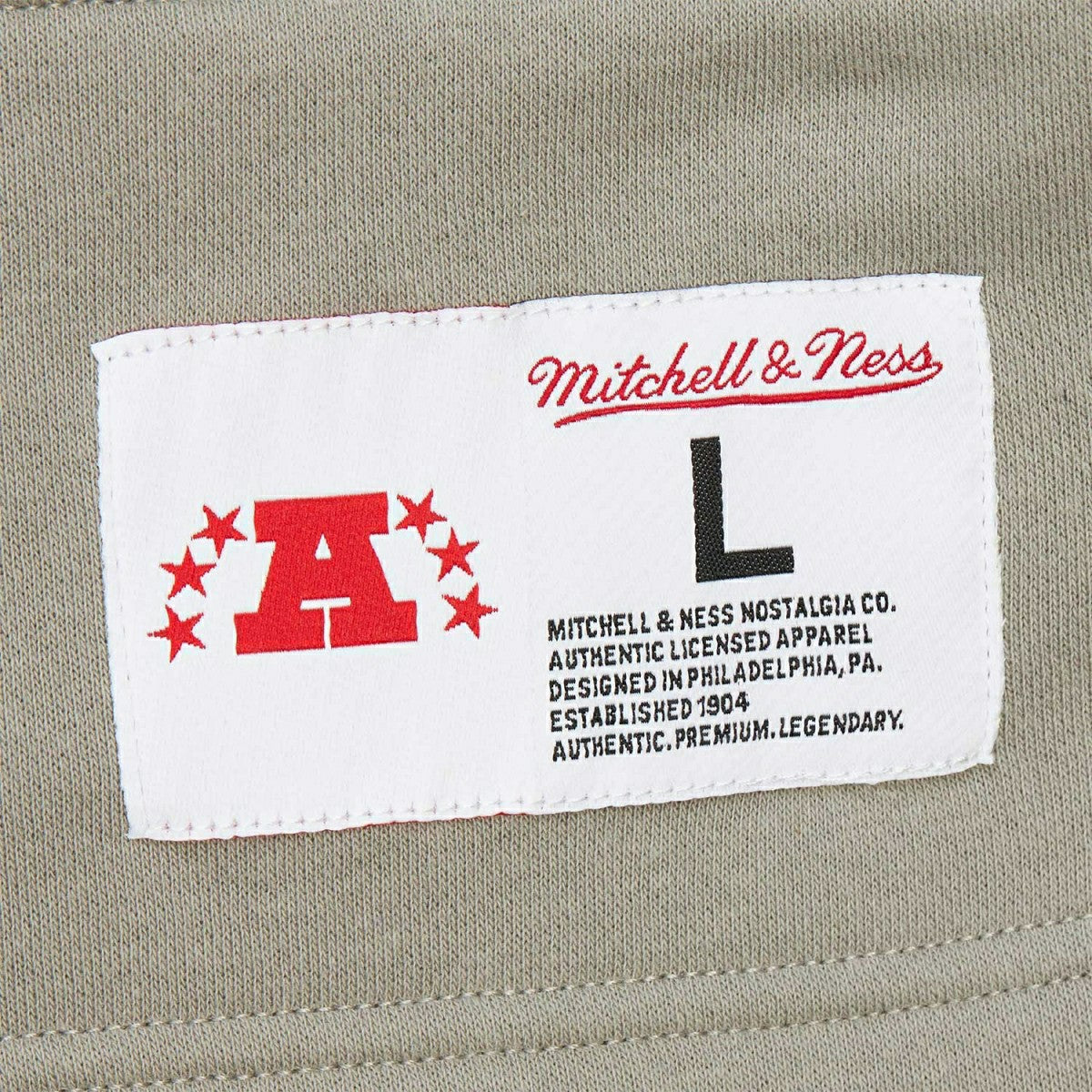 Las Vegas Raiders Mitchell & Ness Heritage NFL Lace-Up Jersey Crew Lifestyle