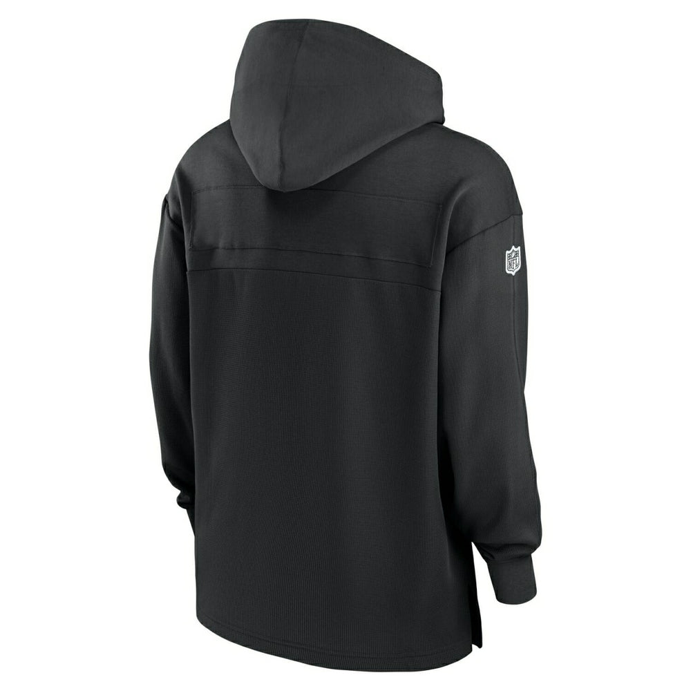 Las Vegas Raiders 2024 NFL On-Field Sideline Nike Jersey Hoodie Black Classic