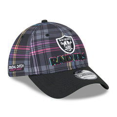 Las Vegas Raiders 2024 NFL Crucial Catch New Era 39THIRTY Flex Cap Lifestyle