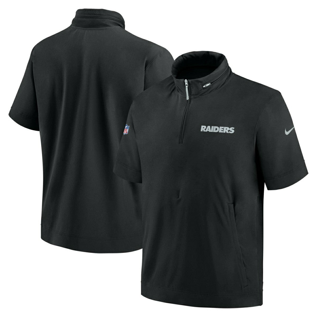 Las Vegas Raiders 2024 NFL Sideline Nike Lightweight Coach Jacket Black Lifestyle