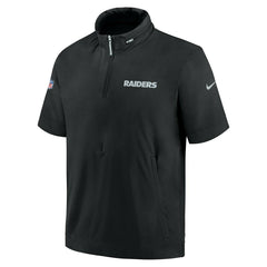 Las Vegas Raiders 2024 NFL Sideline Nike Lightweight Coach Jacket Black Lifestyle