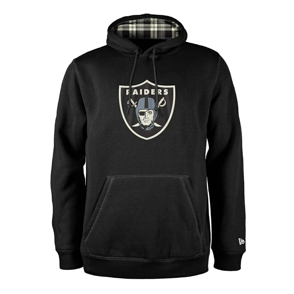 Las Vegas Raiders Plaid 2024 New Era 3rd Down NFL Hoodie Black Taass sale
