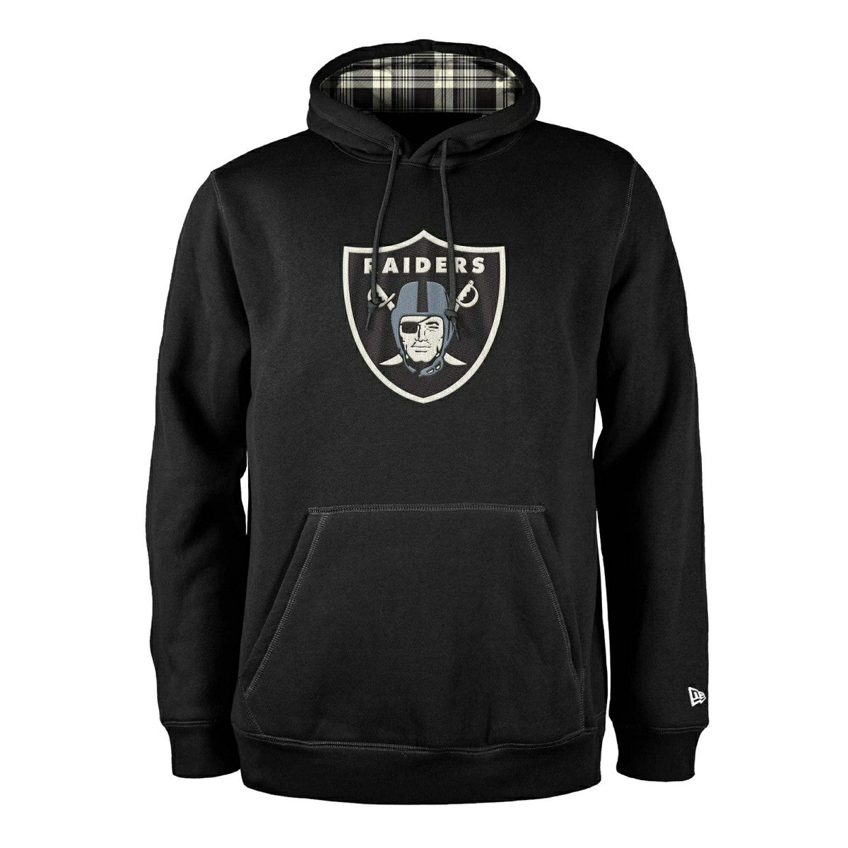 Las Vegas Raiders Plaid 2024 New Era 3rd Down NFL Hoodie Black Taass sale