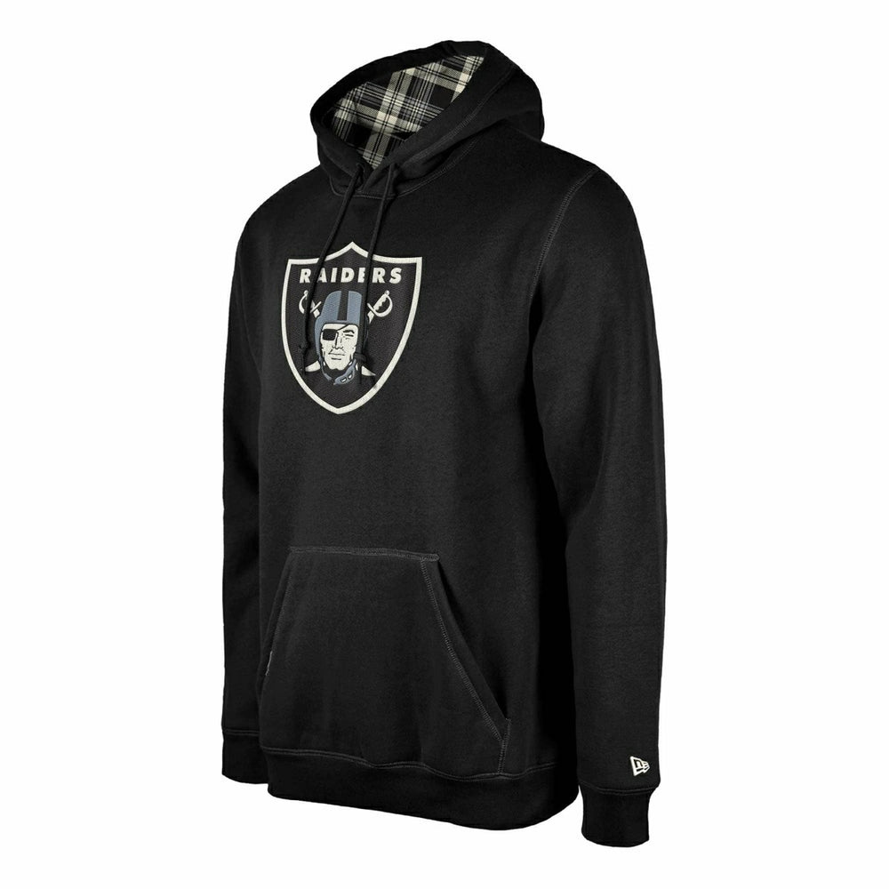 Las Vegas Raiders Plaid 2024 New Era 3rd Down NFL Hoodie Black Taass sale