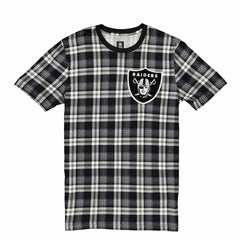 Las Vegas Raiders Plaid 2024 New Era 3rd Down NFL T-Shirt Black Taass for sale