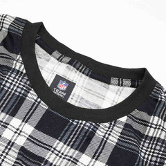 Las Vegas Raiders Plaid 2024 New Era 3rd Down NFL T-Shirt Black Taass for sale