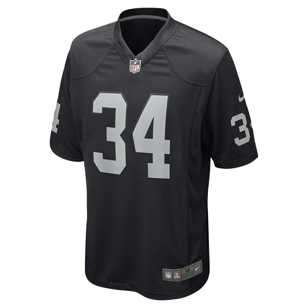 Bo Jackson #34 Los Angeles Raiders Nike Game NFL Jersey Black Taass US