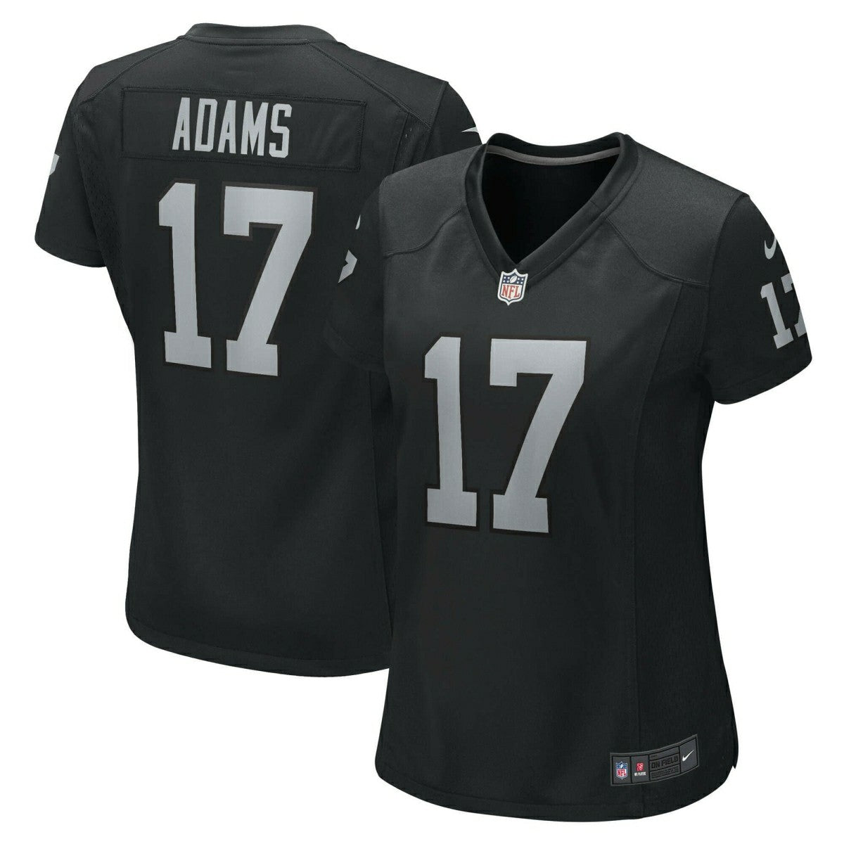 Davante Adams #17 Las Vegas Raiders Nike Game NFL Jersey Black (WOMEN'S) Classic