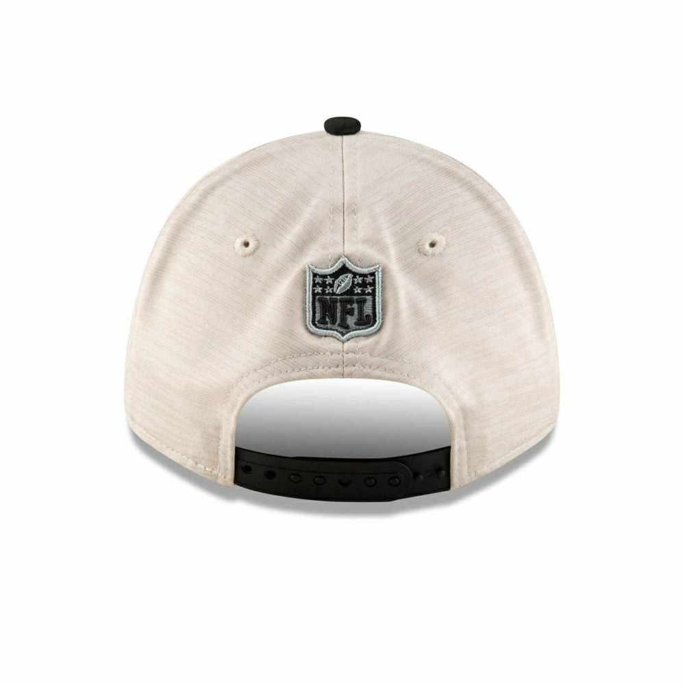 Oakland Raiders Historic 2024 NFL Sideline New Era Stretch-Snap 9FORTY Cap Fashion