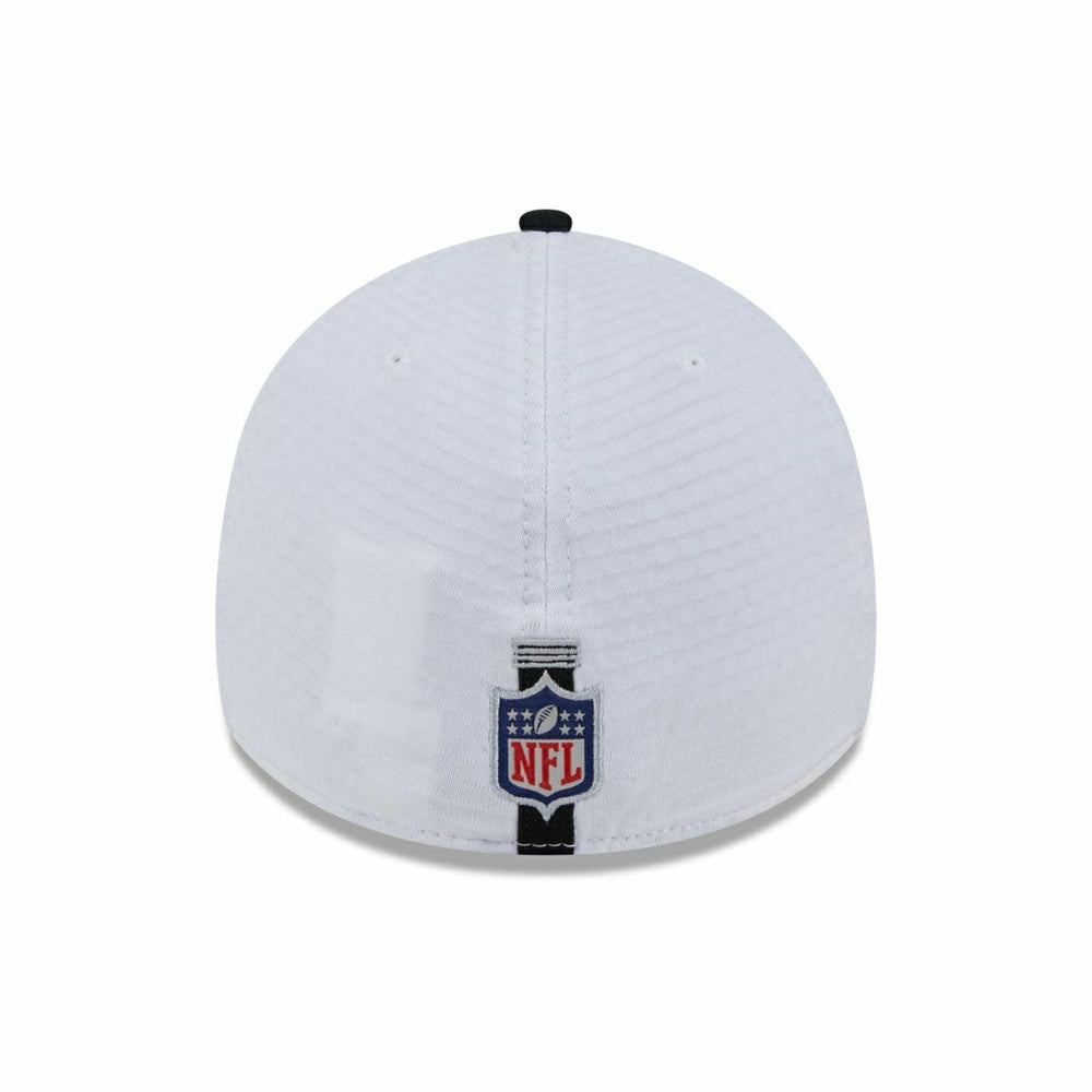 Las Vegas Raiders 2024 NFL Training Camp New Era 39THIRTY Flex Cap White Taass sale