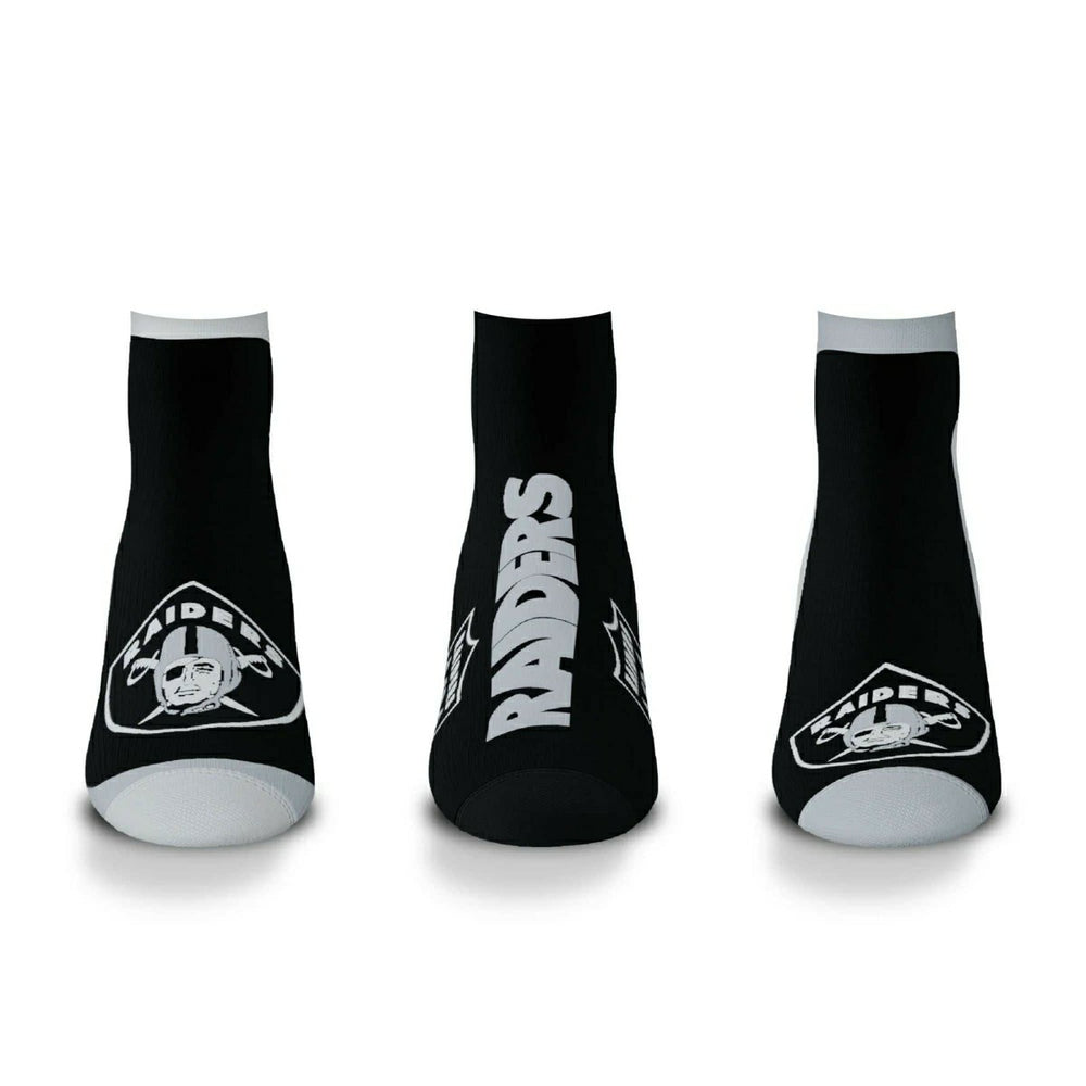 Las Vegas Raiders No Show NFL Socks 3-Pack Taass for sale