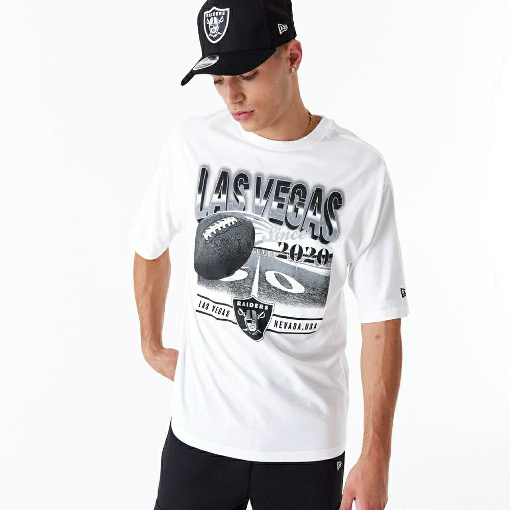 Las Vegas Raiders Field Graphic New Era Oversized NFL T-Shirt Taass US