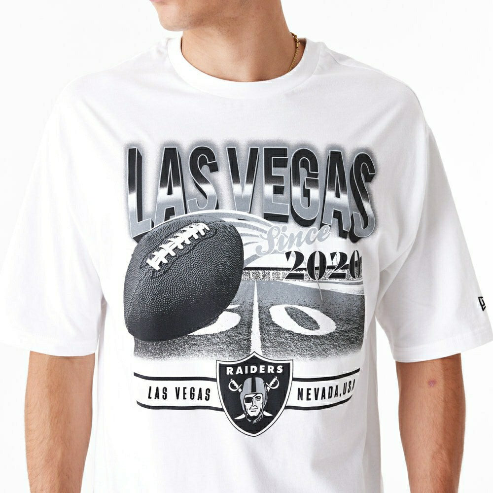 Las Vegas Raiders Field Graphic New Era Oversized NFL T-Shirt Taass US