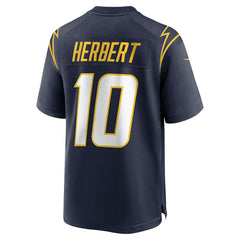 Justin Herbert #10 Los Angeles Chargers Nike Game NFL Football Jersey Navy Taass for sale