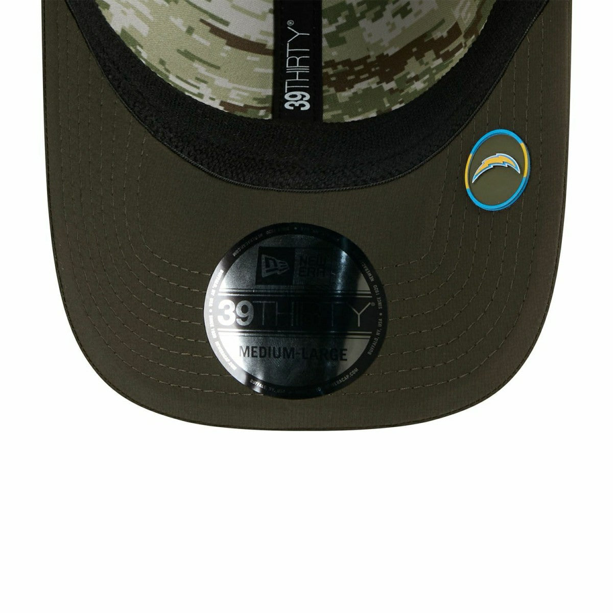 Los Angeles Chargers 2025 NFL Salute to Service 39THIRTY Flex Cap Olive Taass US