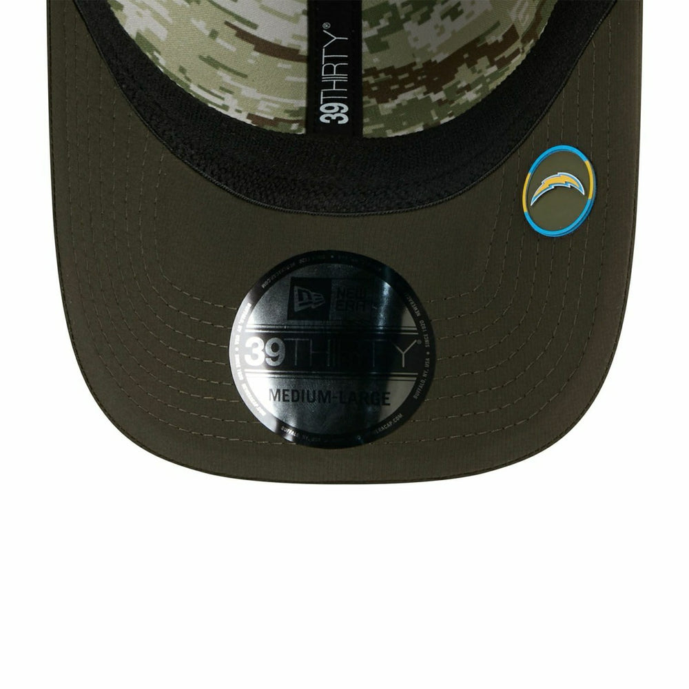 Los Angeles Chargers 2025 NFL Salute to Service 39THIRTY Flex Cap Olive Taass US