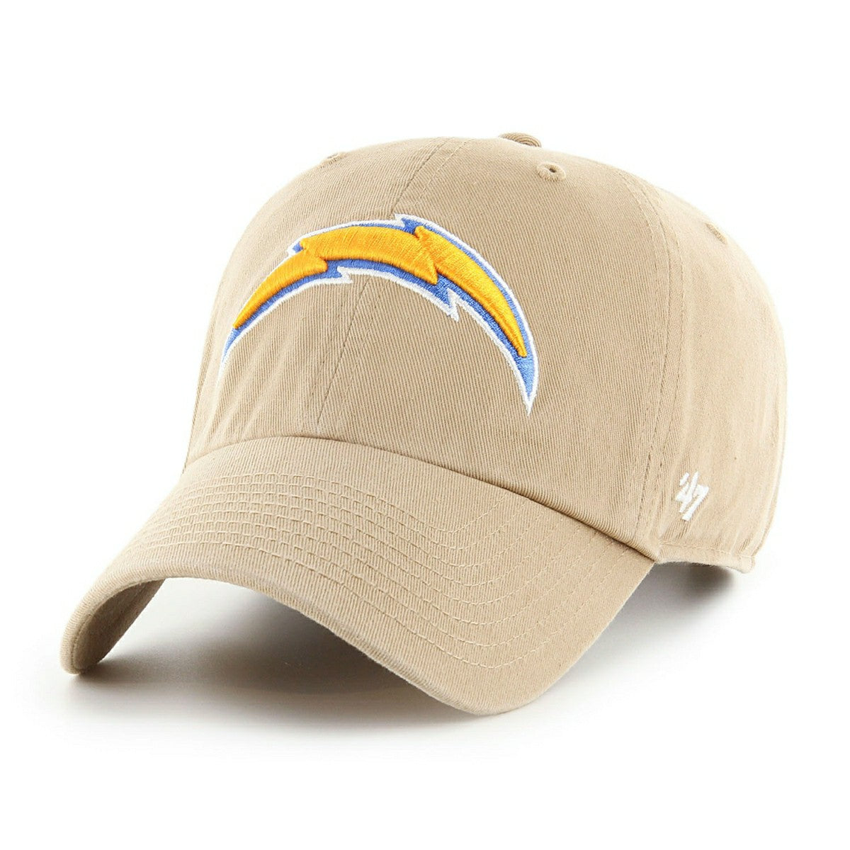 Los Angeles Chargers '47 Clean Up Adjustable NHL Cap Khaki Classic