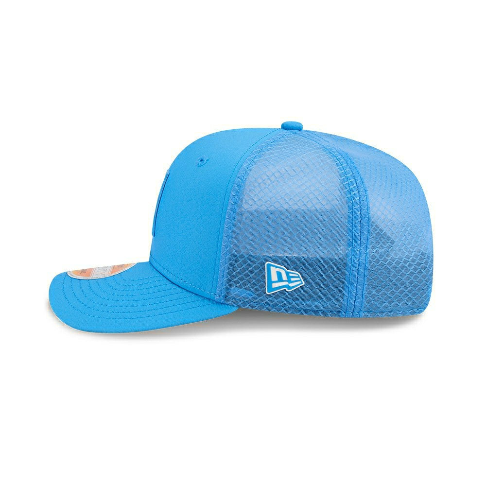 Los Angeles Chargers 2025 NFL On-Field Sideline 9SEVENTY Trucker Snapback Cap Blue Classic