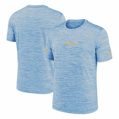 Los Angeles Chargers 2025 NFL Sideline Nike Velocity Performance T-Shirt Blue Taass sale