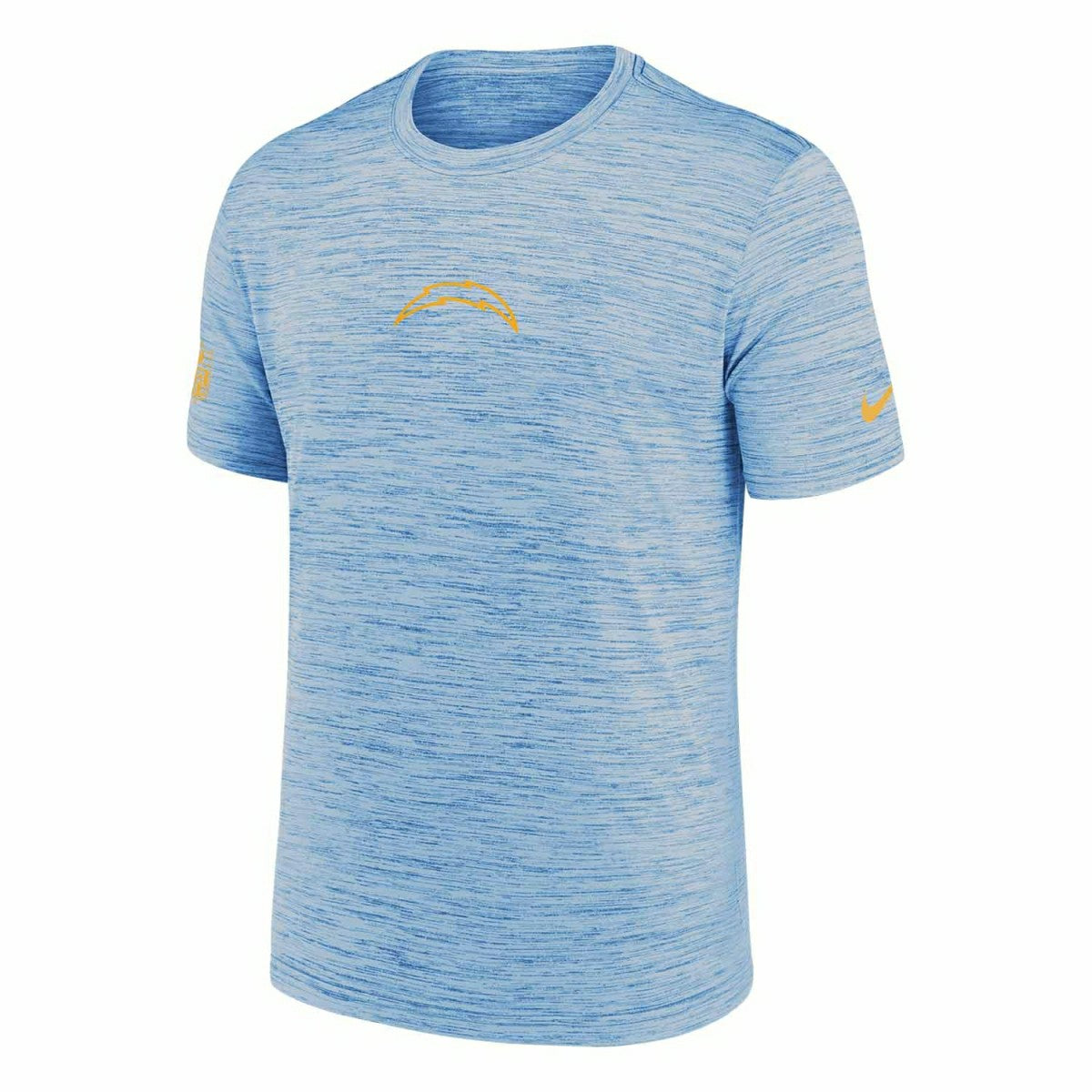 Los Angeles Chargers 2025 NFL Sideline Nike Velocity Performance T-Shirt Blue Taass sale