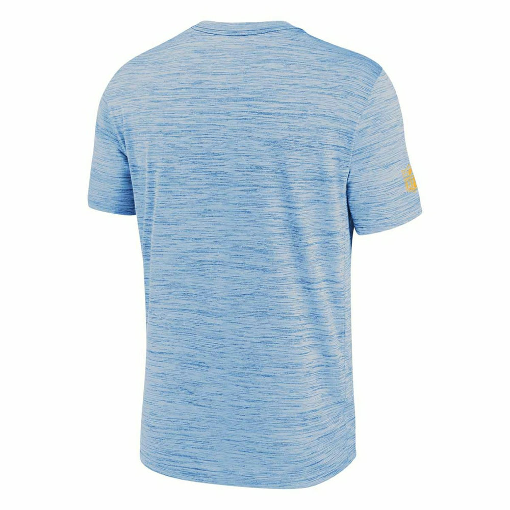 Los Angeles Chargers 2025 NFL Sideline Nike Velocity Performance T-Shirt Blue Taass sale