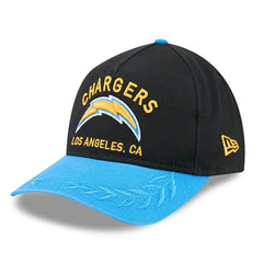 Los Angeles Chargers 2025 NFL Draft 9TWENTY A-Frame Adjustable Cap Black Taass for sale