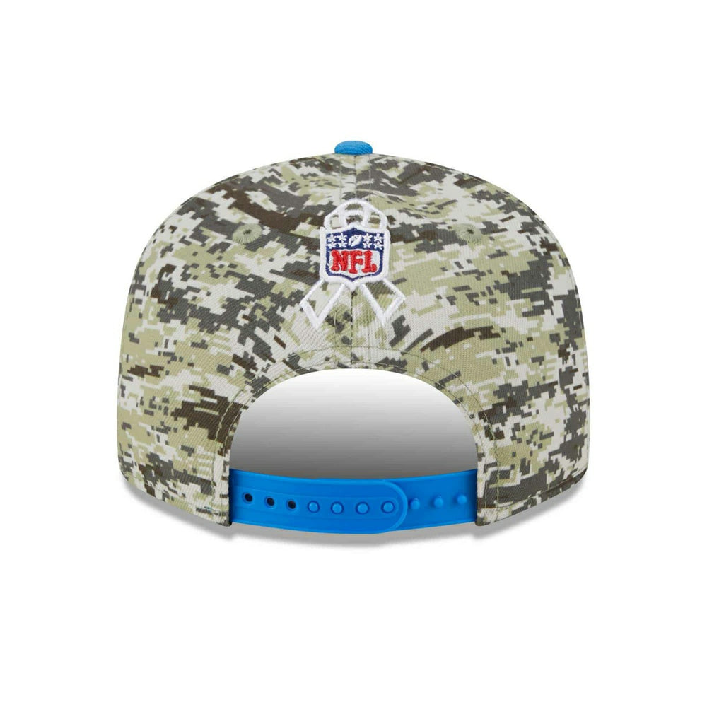 Los Angeles Chargers Camo 2023 NFL Salute to Service New Era 9FIFTY Snapback Cap Taass sale