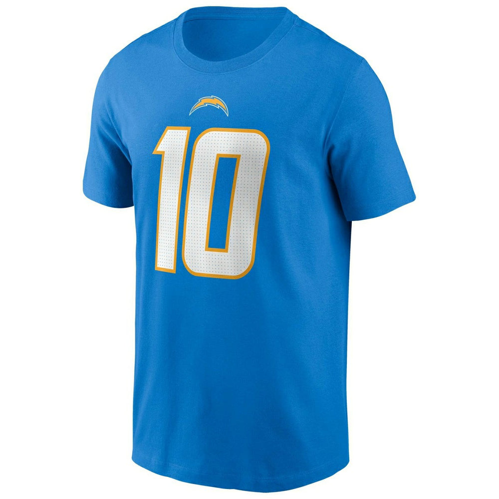 Justin Herbert #10 Los Angeles Chargers Nike Player NFL T-Shirt Blue Taass US