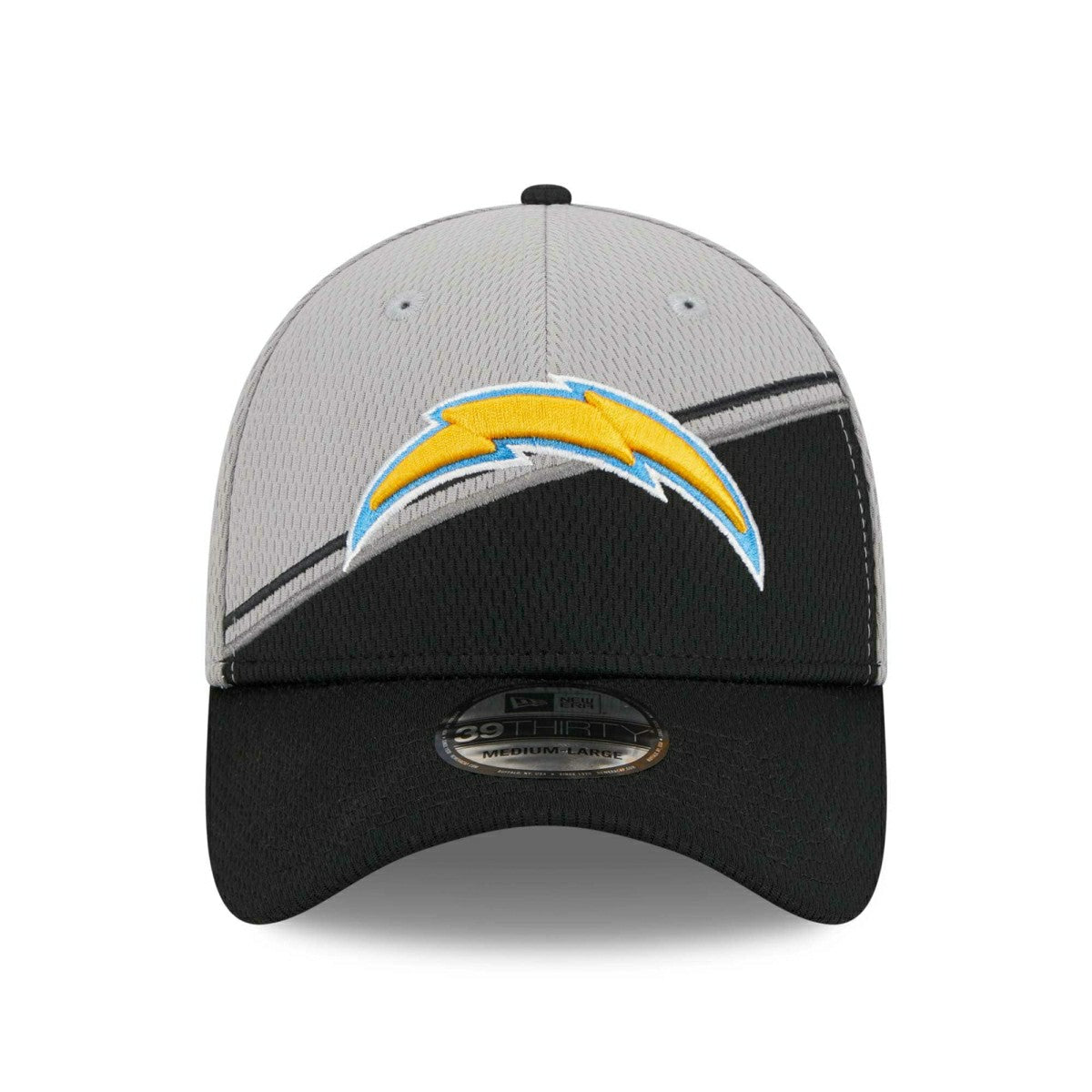 Los Angeles Chargers Colorway 2023 NFL Sideline New Era 39THIRTY Flex Cap Gray Classic
