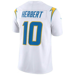 Justin Herbert #10 Los Angeles Chargers Nike Vapor Limited NFL Jersey White Taass sale