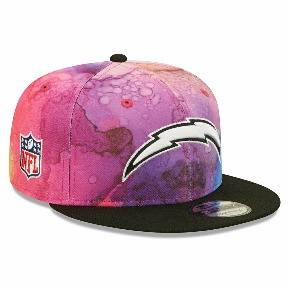 Los Angeles Chargers 2022 NFL On-Field Crucial Catch New Era 9FIFTY Snapback Cap Taass for sale