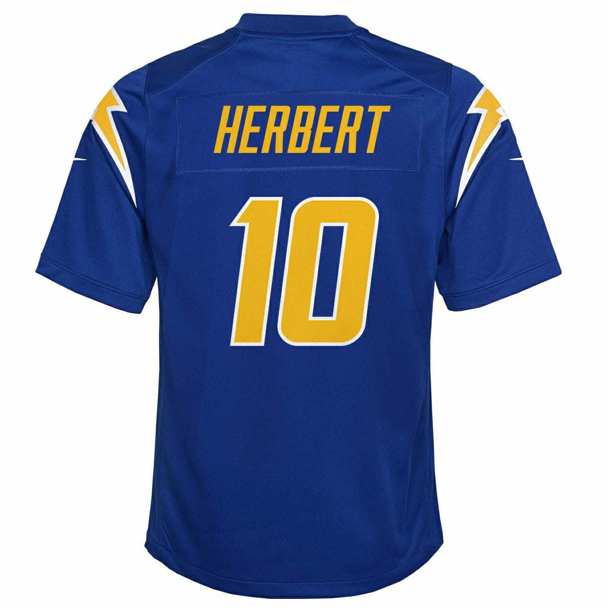 Justin Herbert #10 Los Angeles Chargers Color Rush Football NFL Jersey Blue (YOUTH) Taass US