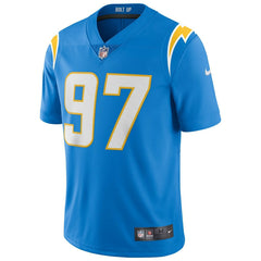 Joey Bosa #97 Los Angeles Chargers Nike Vapor Limited NFL Jersey Blue Lifestyle