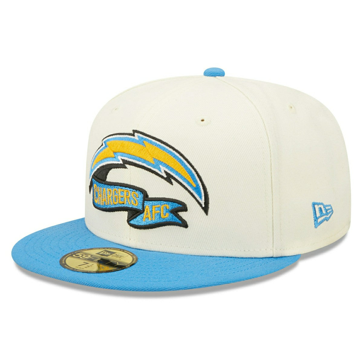 Los Angeles Chargers Traditional On-Field 2022 NFL Sideline New Era 59FIFTY Cap Taass sale