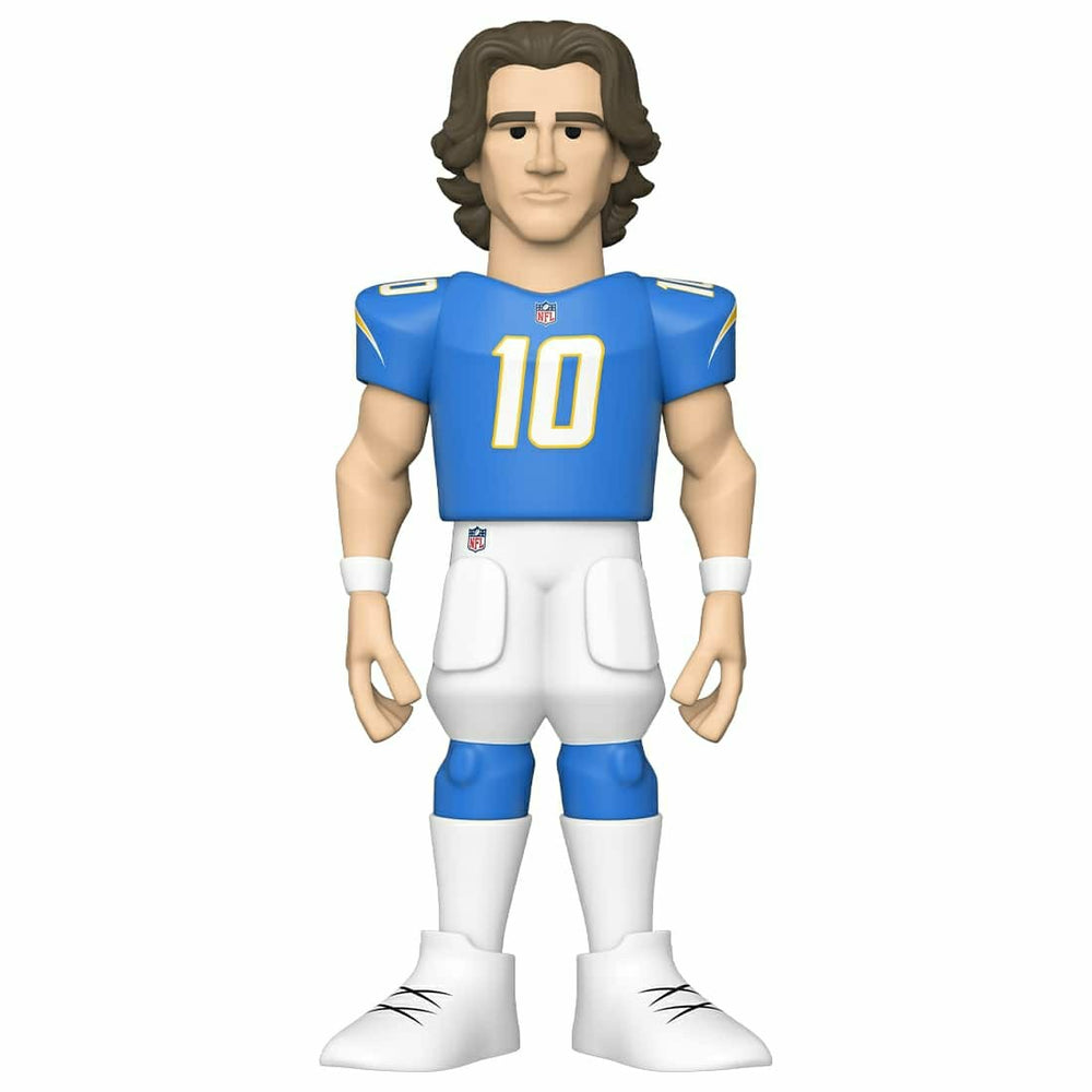 Funko Vinyl Gold 5" Justin Herbert Los Angeles Chargers NFL Figure Taass US