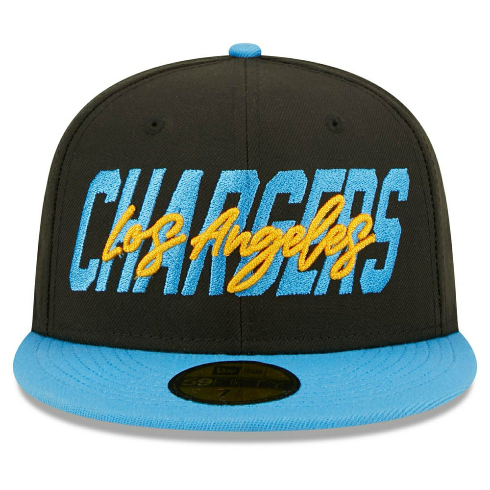Los Angeles Chargers 2022 NFL Draft On-Stage New Era 59FIFTY Fitted Cap Taass sale