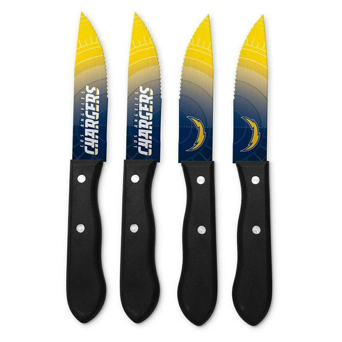 Los Angeles Chargers NFL Steak Knife Set (4-Piece) Fashion
